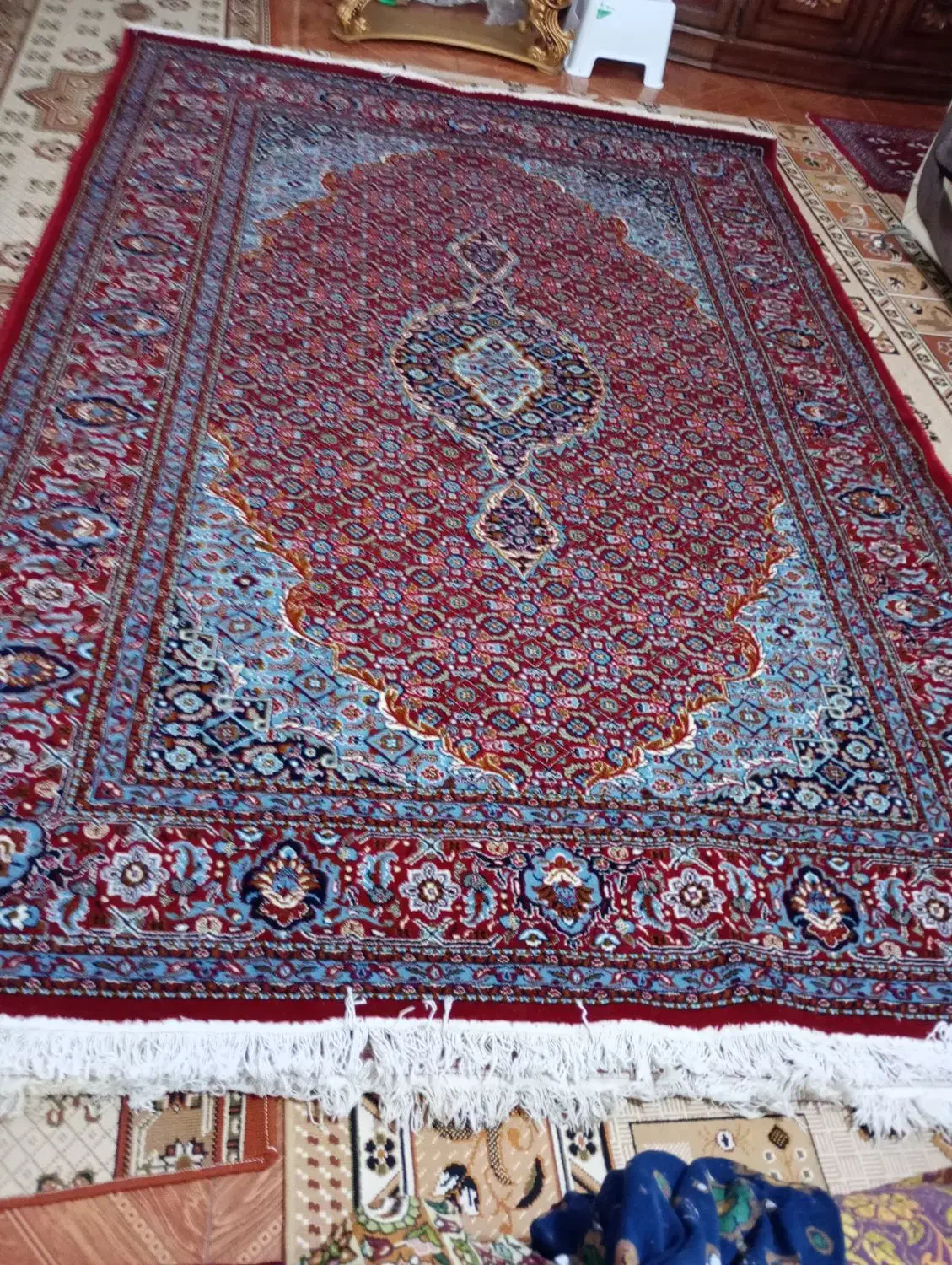 4تخته فرش 6متری دوجفتی هستند|فرش|دامغان, |دیوار