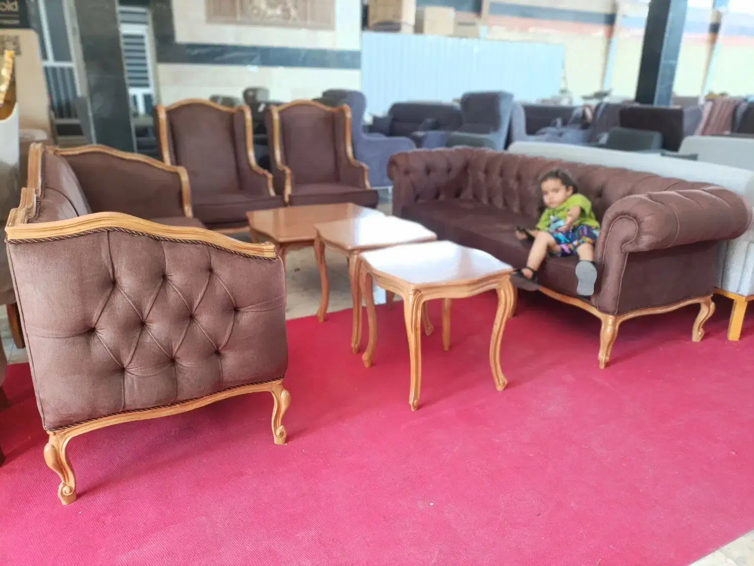 مبل ۸ نفر سلطنتی|مبلمان خانگی و میز عسلی|شیراز, شهرک صنعتی شیراز|دیوار