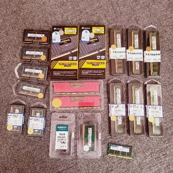 رم ۳۲ ، ۱۶ ، ۸ گیگ کامپیوتر لپتاپ آکبند DDR4 DDR3|قطعات و لوازم جانبی رایانه|قم, سالاریه|دیوار