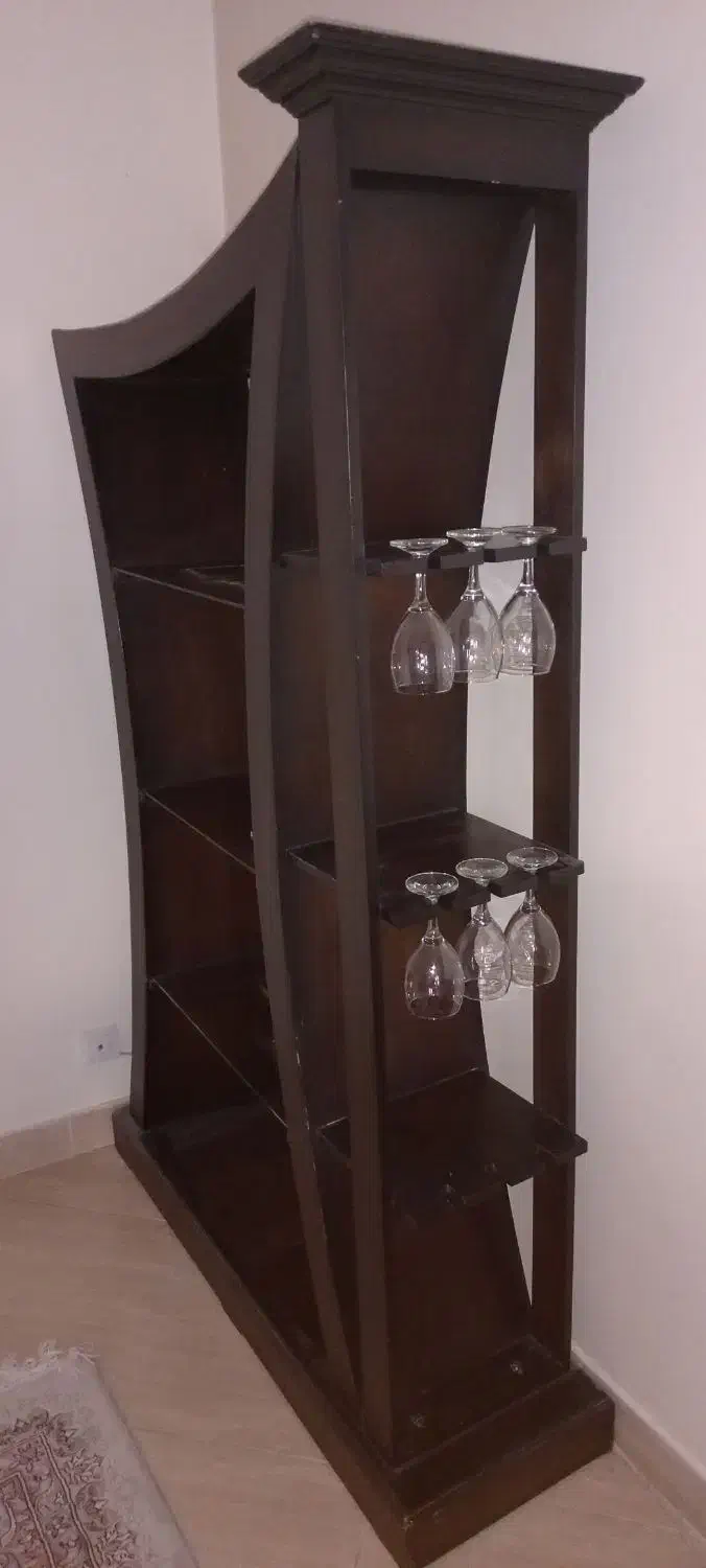 بوفه ویترین چوبی|بوفه، ویترین، کنسول|تهران, سلسبیل شمالی|دیوار