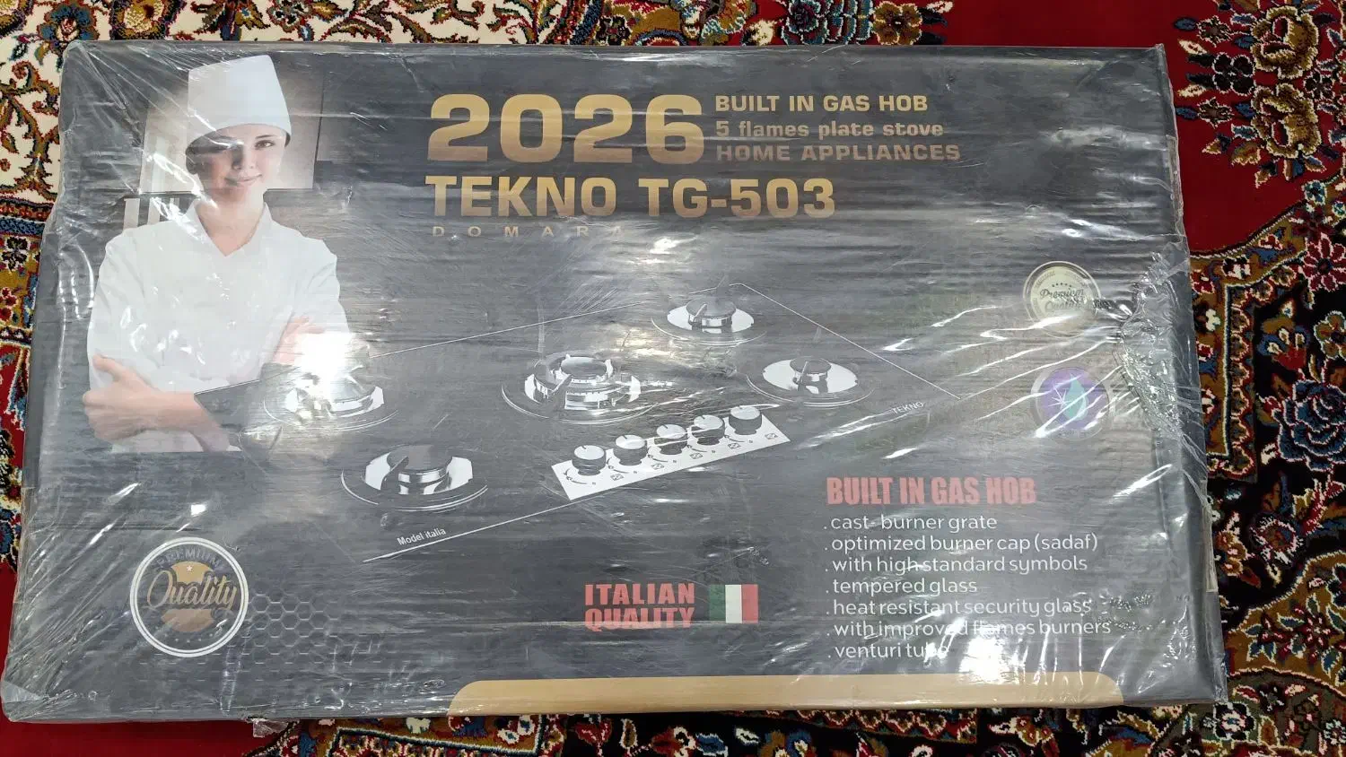 گاز صفحه ایی شیشه ایی|اجاق گاز و لوازم برقی پخت‌وپز|بندر امام خمینی, |دیوار