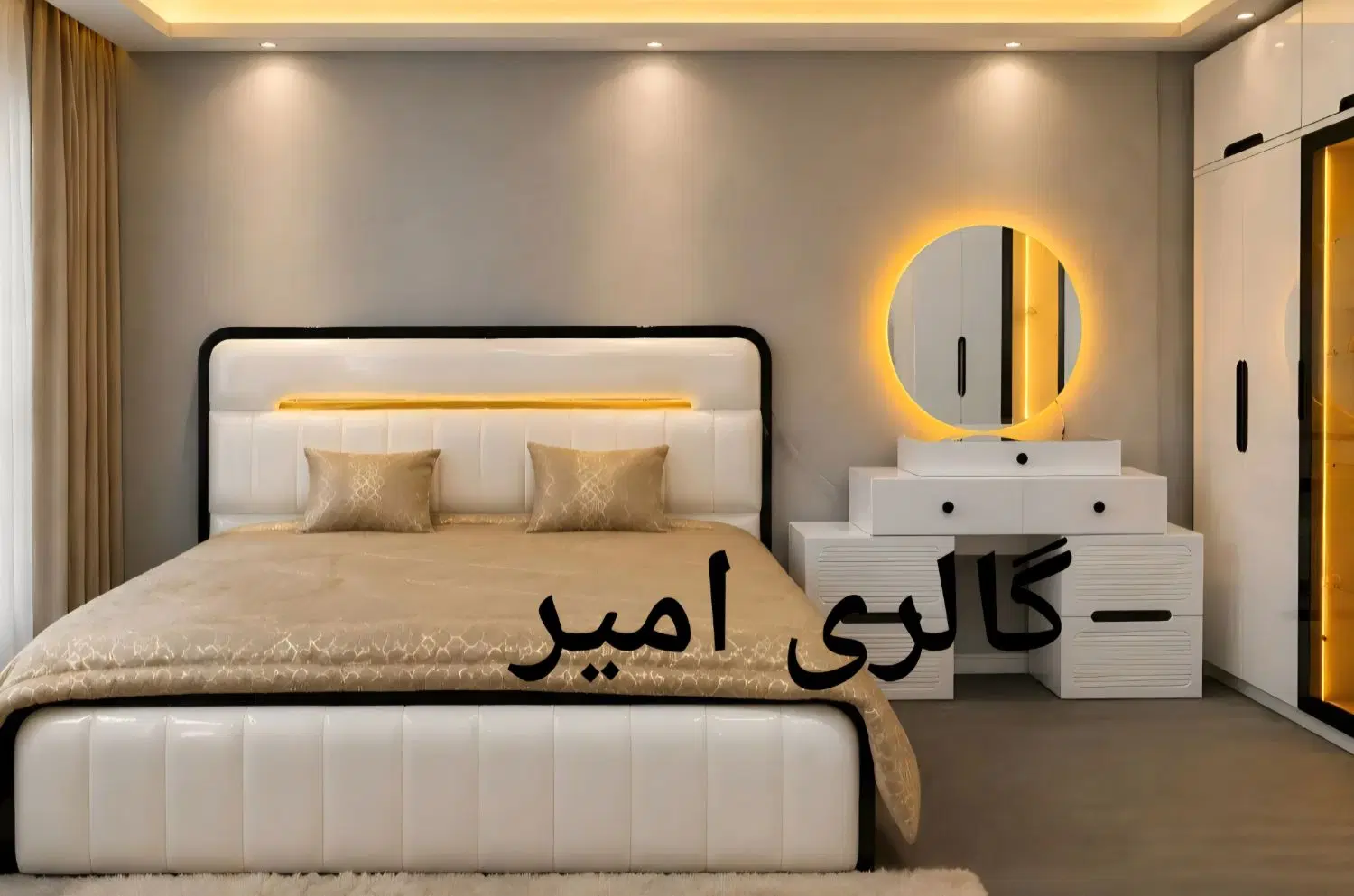 سرویس خواب دو نفره مدل سلین|تخت و سرویس خواب|تهران, یافت آباد جنوبی|دیوار