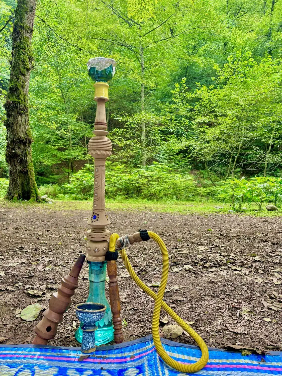 قلیان تنه چوبی|کلکسیون و سرگرمی|گرمسار, |دیوار