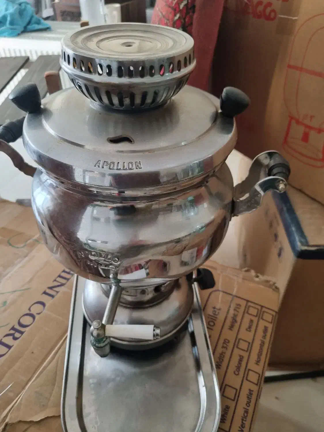 سماور گازی اپولون|سماور، چایساز، قهوهساز|تهران, فلسطین (میدان انقلاب)|دیوار