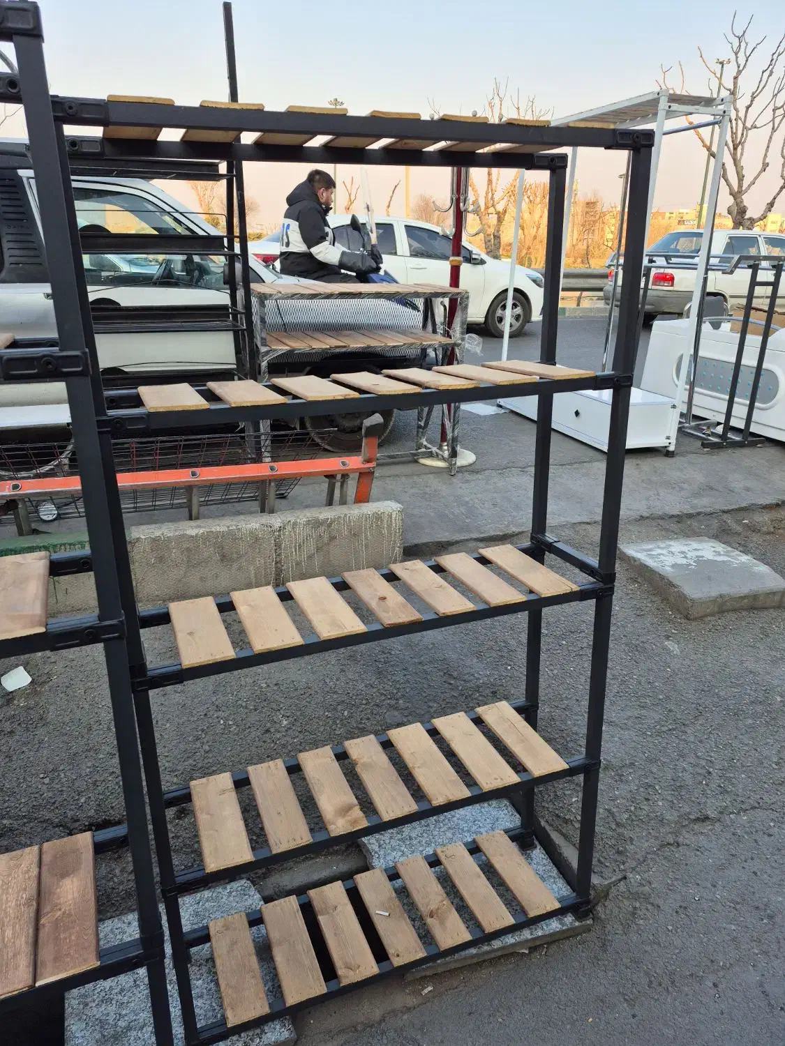 کتابخانه رگال شلف طبقاتی ۵ طبقه منظم و نامنظم|کتابخانه، شلف، قفسههای دیواری|تهران, گلچین|دیوار