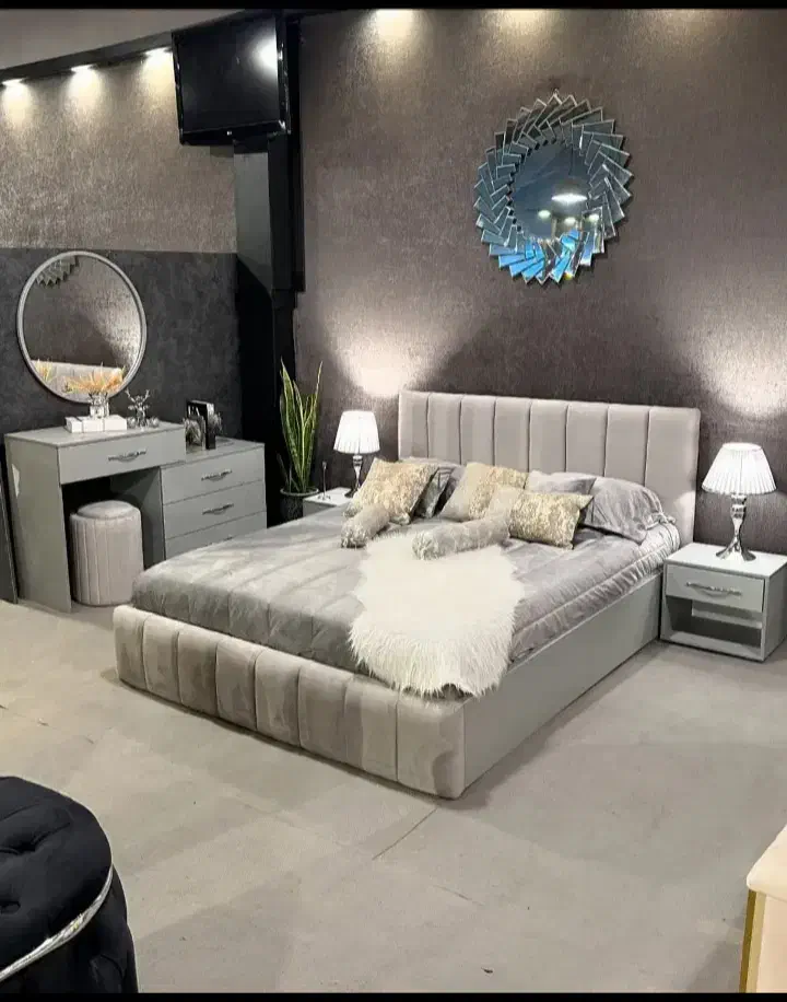 سرویس خواب و میز آرایش|تخت و سرویس خواب|ارومیه, |دیوار