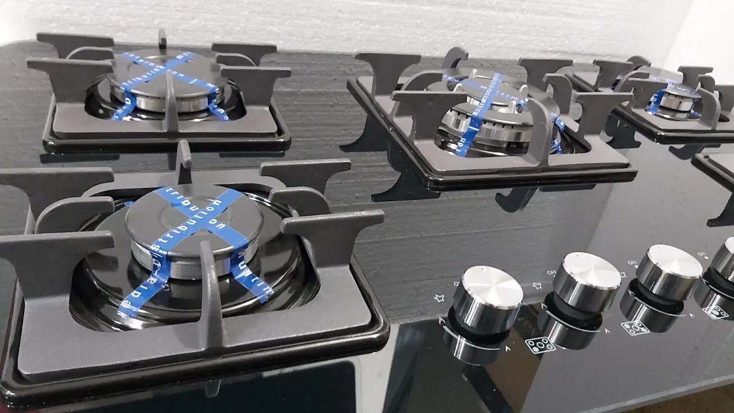 اجاق گاز کدGW303 سفید مشکی استیل|اجاق گاز و لوازم برقی پخت‌وپز|تهران, امین حضور|دیوار