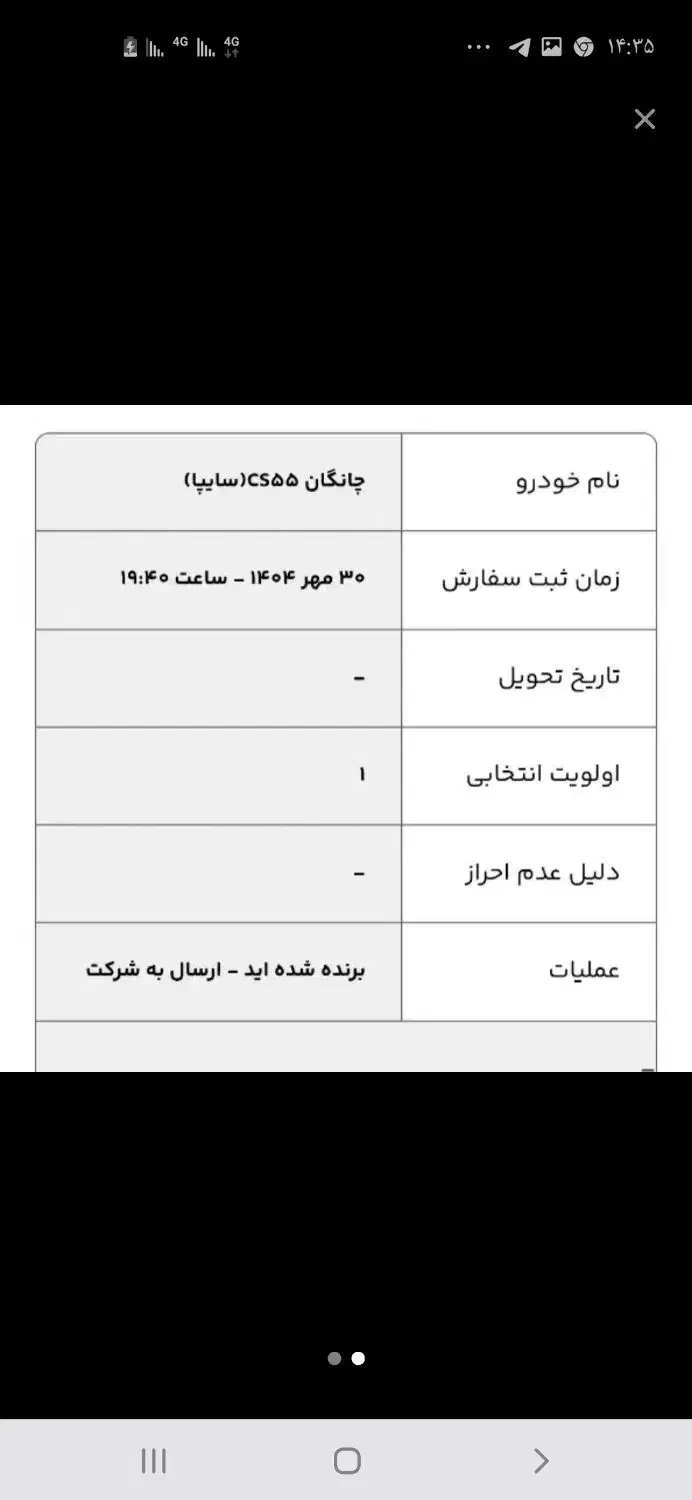 فروش حواله چانگان cs55|خودرو سواری و وانت|درگز, |دیوار