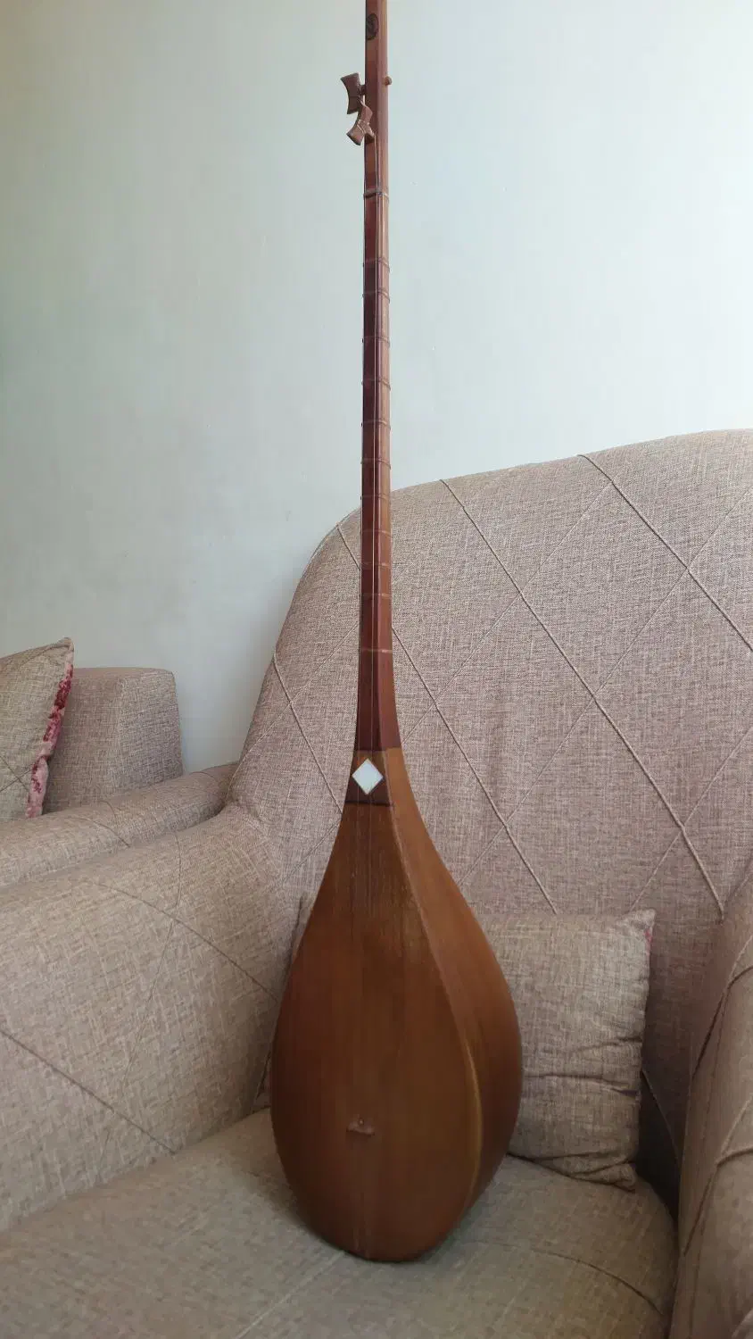 دوتار ساخت عباس ضیغم|سازهای سنتی|بجنورد, |دیوار