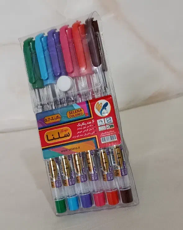 خودکار 6 رنگ سلنا ، خوش رنگ|لوازم التحریر|نسیم‌شهر, |دیوار
