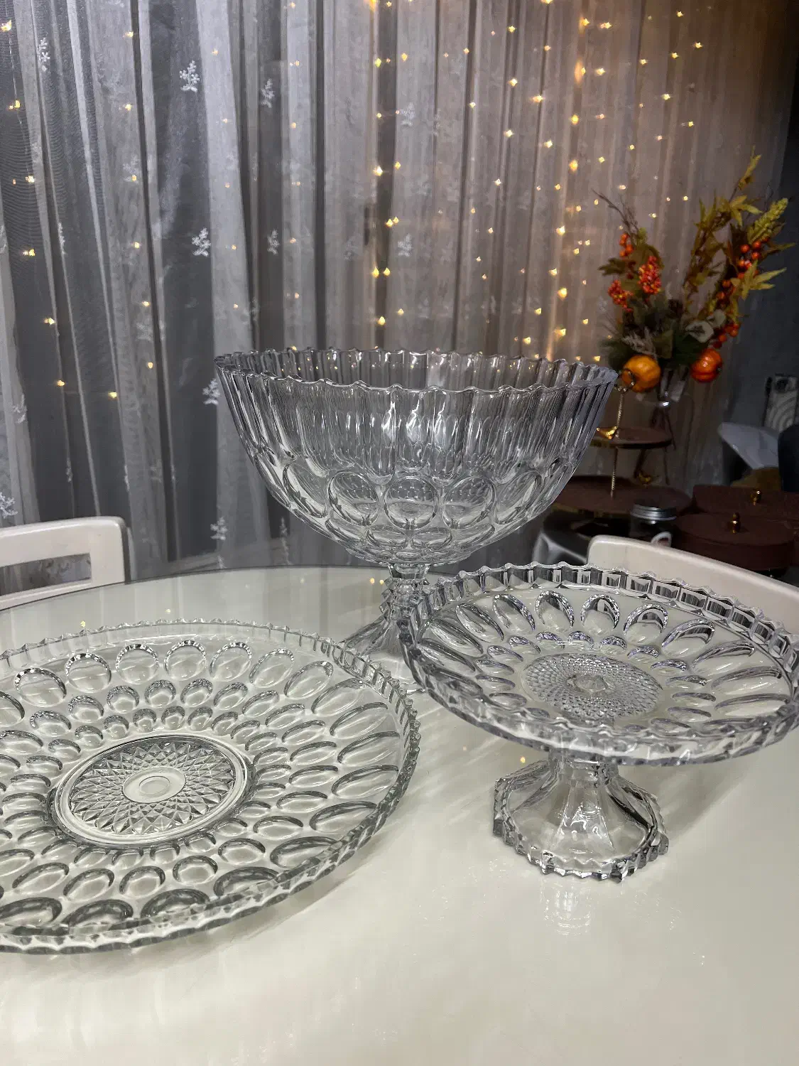 کریستال پذیرایی، سوگا ژاپن، ظرف پایه دار|ظروف سرو و پذیرایی|تهران, بنیهاشم|دیوار