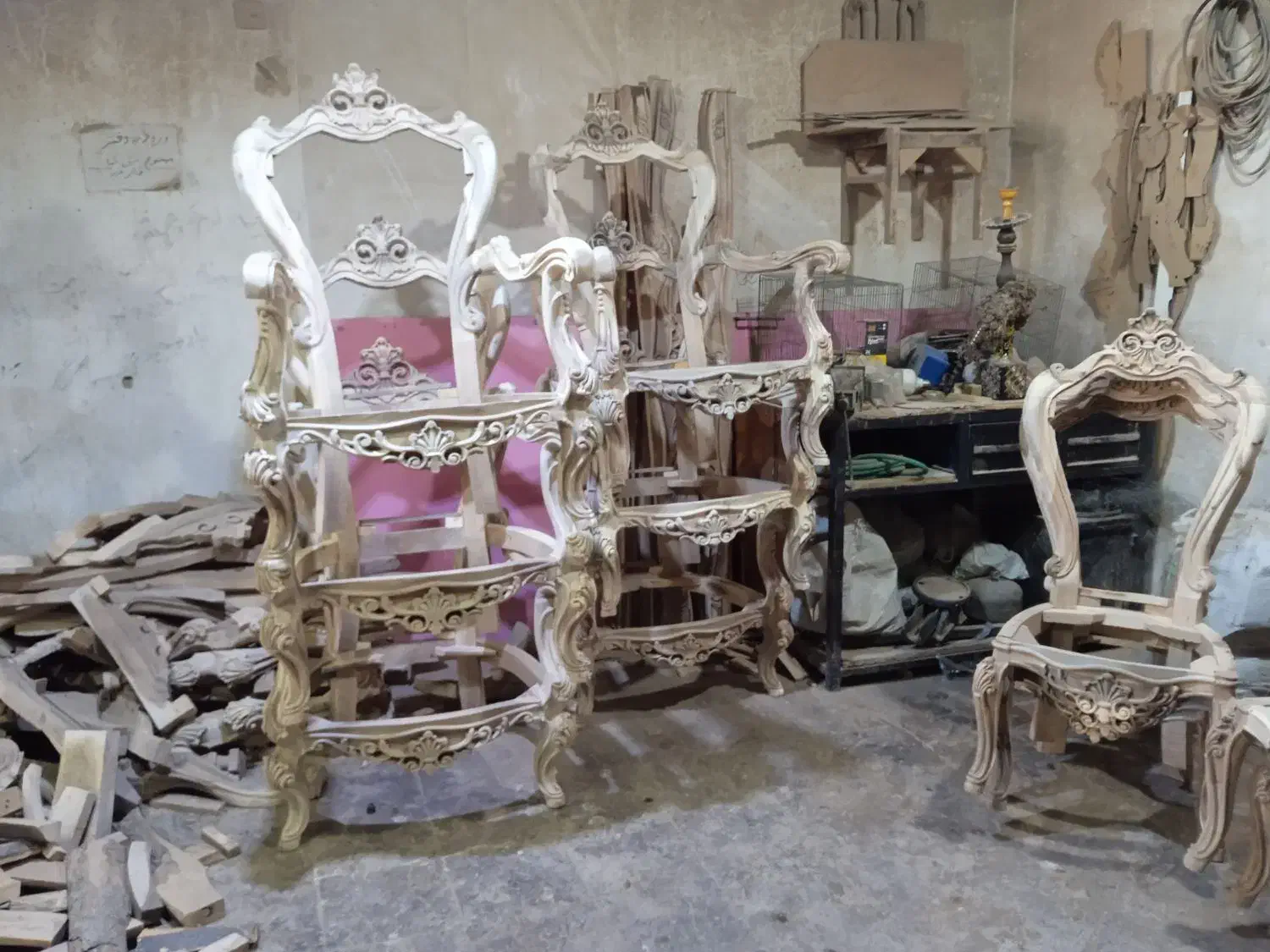 مبل ماهور کلاف خام|مبلمان خانگی و میز عسلی|قم, کاسه گران|دیوار