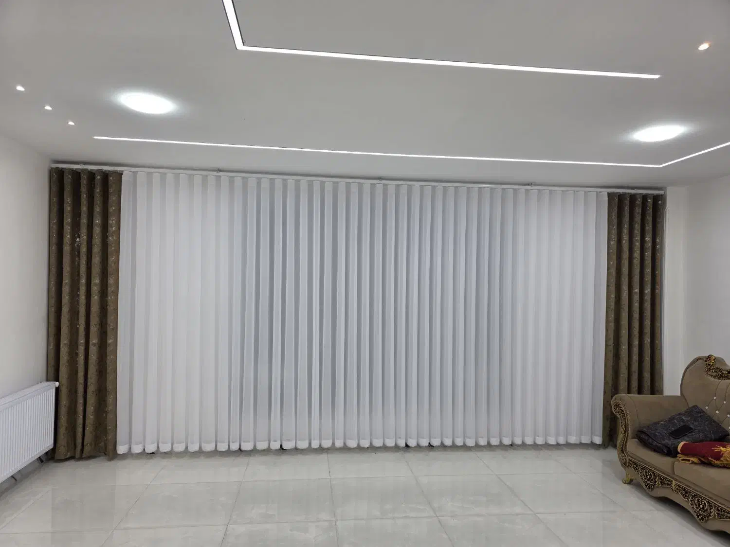 دوخت ونصب انواع پرده به صورت نقد واقساط پرده|پرده، رانر، رومیزی|مریوان, |دیوار