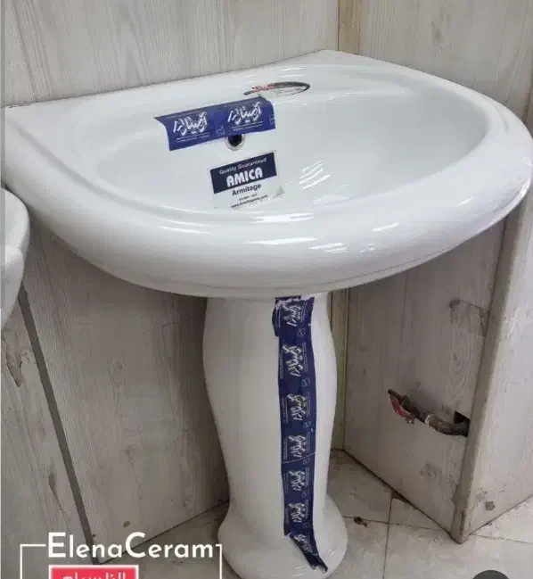 روشویی با پایه|لوازم سرویس بهداشتی|کرمان, |دیوار