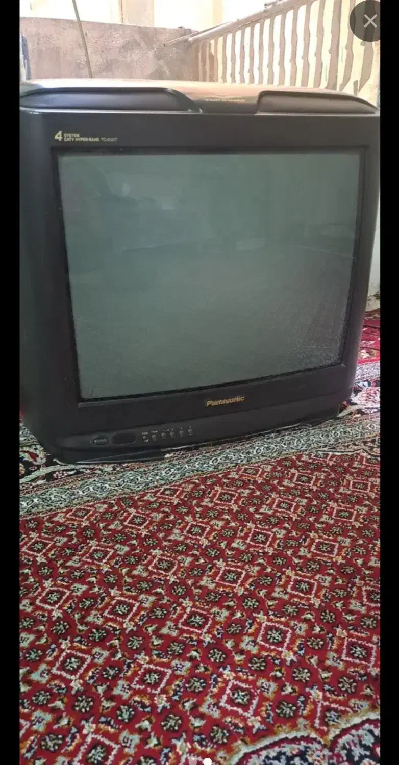تلویزیون رنگی ۲۱ اینچ پاناسونیک بدون کنترل|تلویزیون و پروژکتور|تهران, شمیران‌نو|دیوار