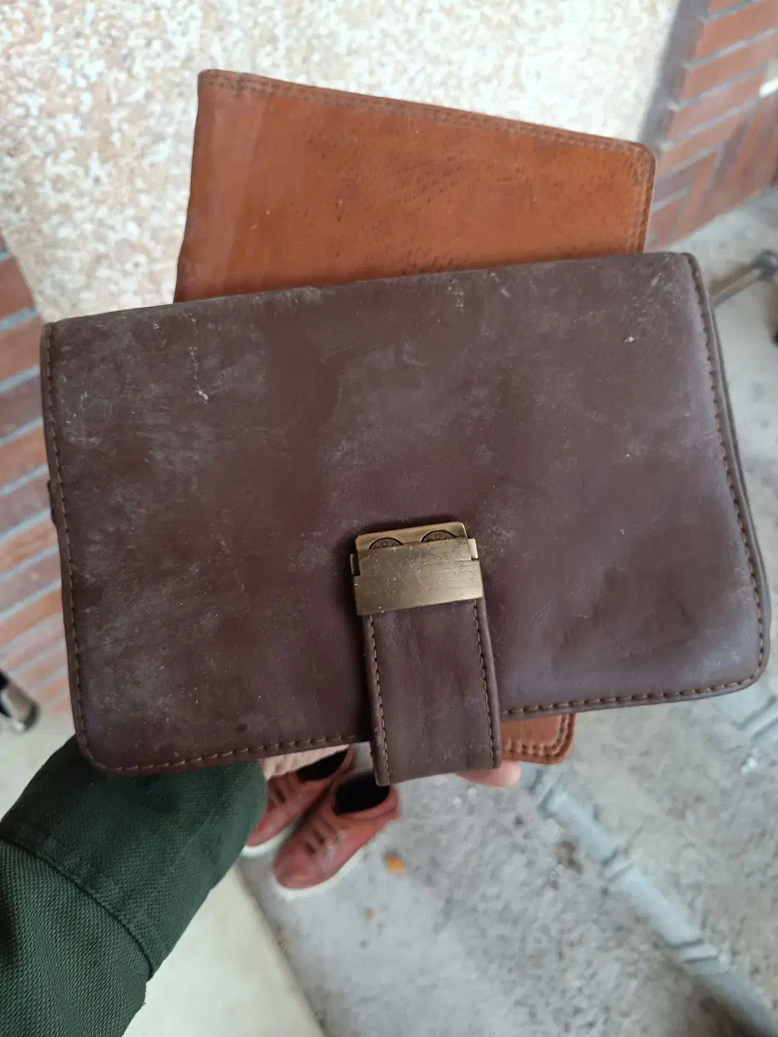 کیف دستی مردانه چرم|کیف، کفش، کمربند|رشت, پارک شهر|دیوار