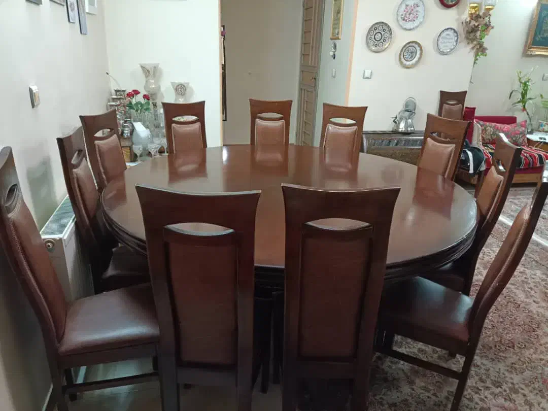 میزناهارخوری ۱۲نفره|میز و صندلی غذاخوری|شیراز, گویم|دیوار