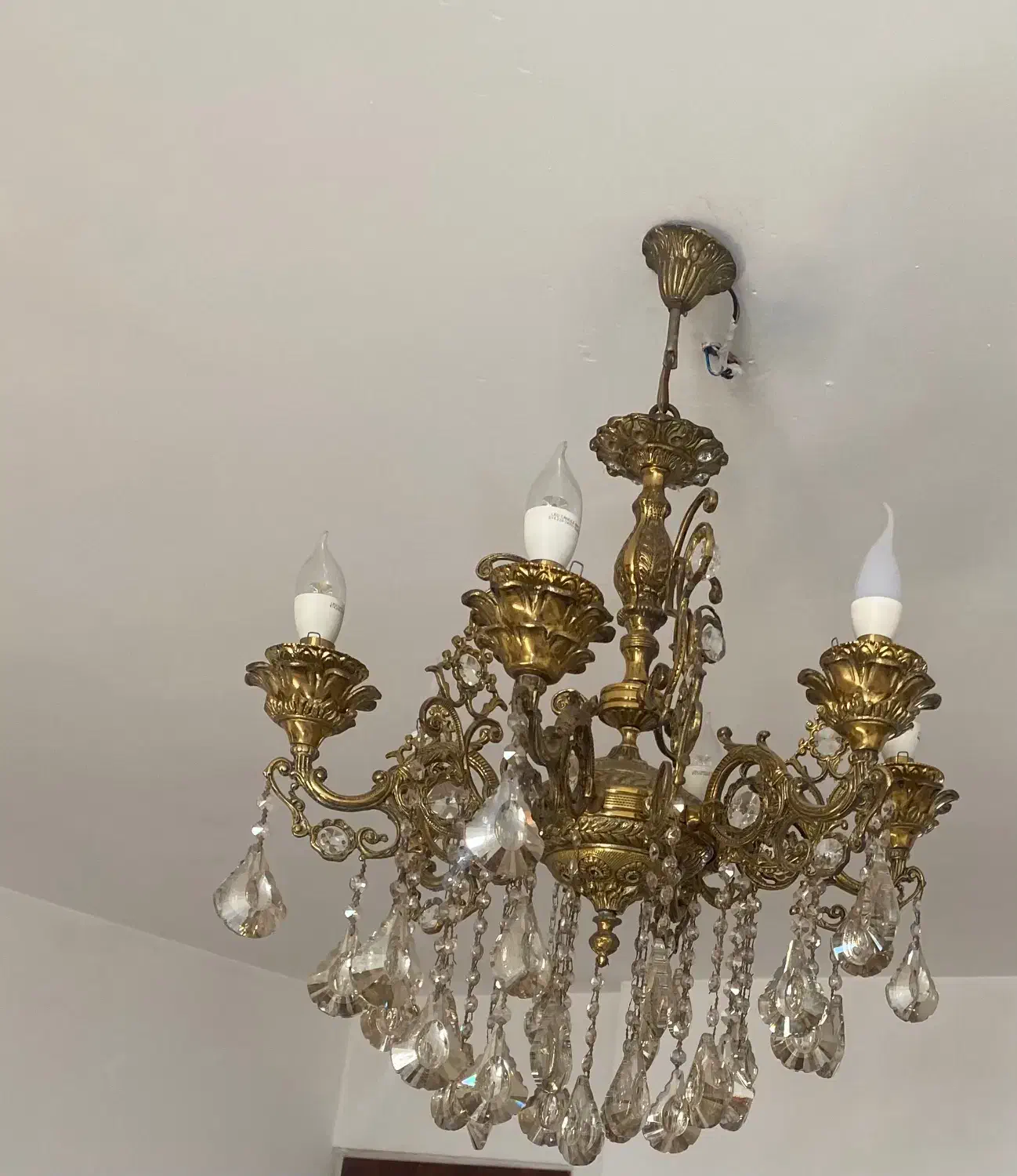 لوستر برنز|لوستر و چراغ آویز|قرچک, میرزائی جنوبی|دیوار