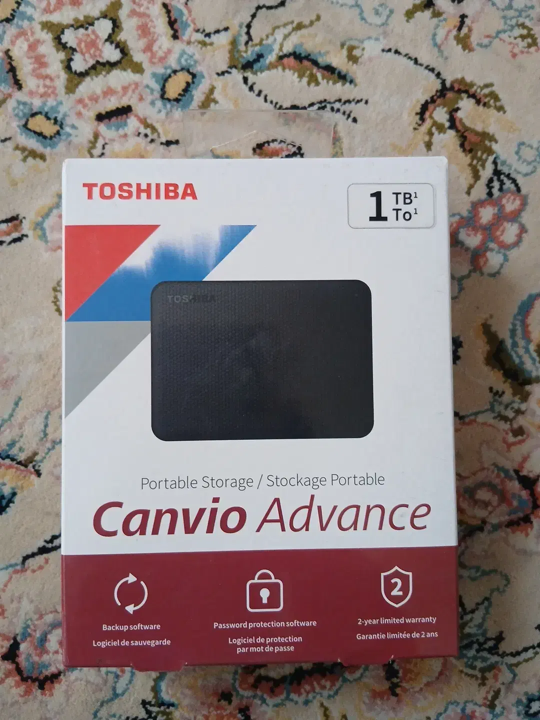 هارد توشیبا اکسترنال ۱ ترابایت ساخت فیلیپین آکبند|قطعات و لوازم جانبی رایانه|تهران, دروس|دیوار