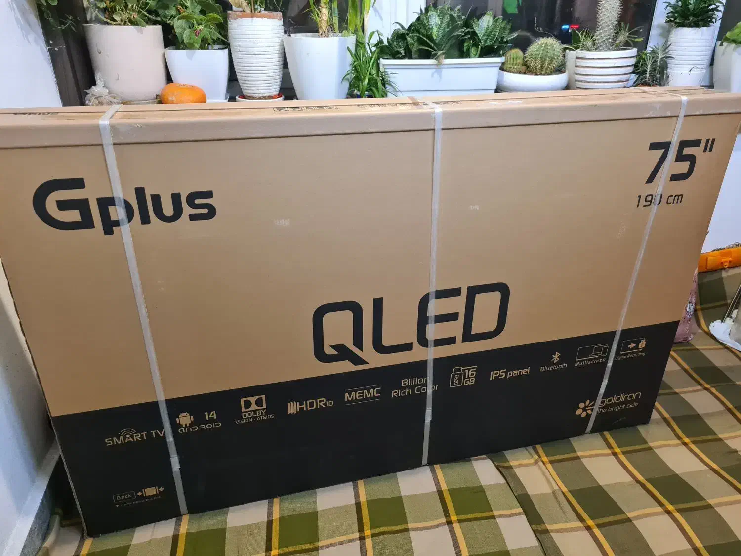 تلویزیون ۷۵ اینچ جی پلاس|تلویزیون و پروژکتور|کرج, شهرک سپهر|دیوار