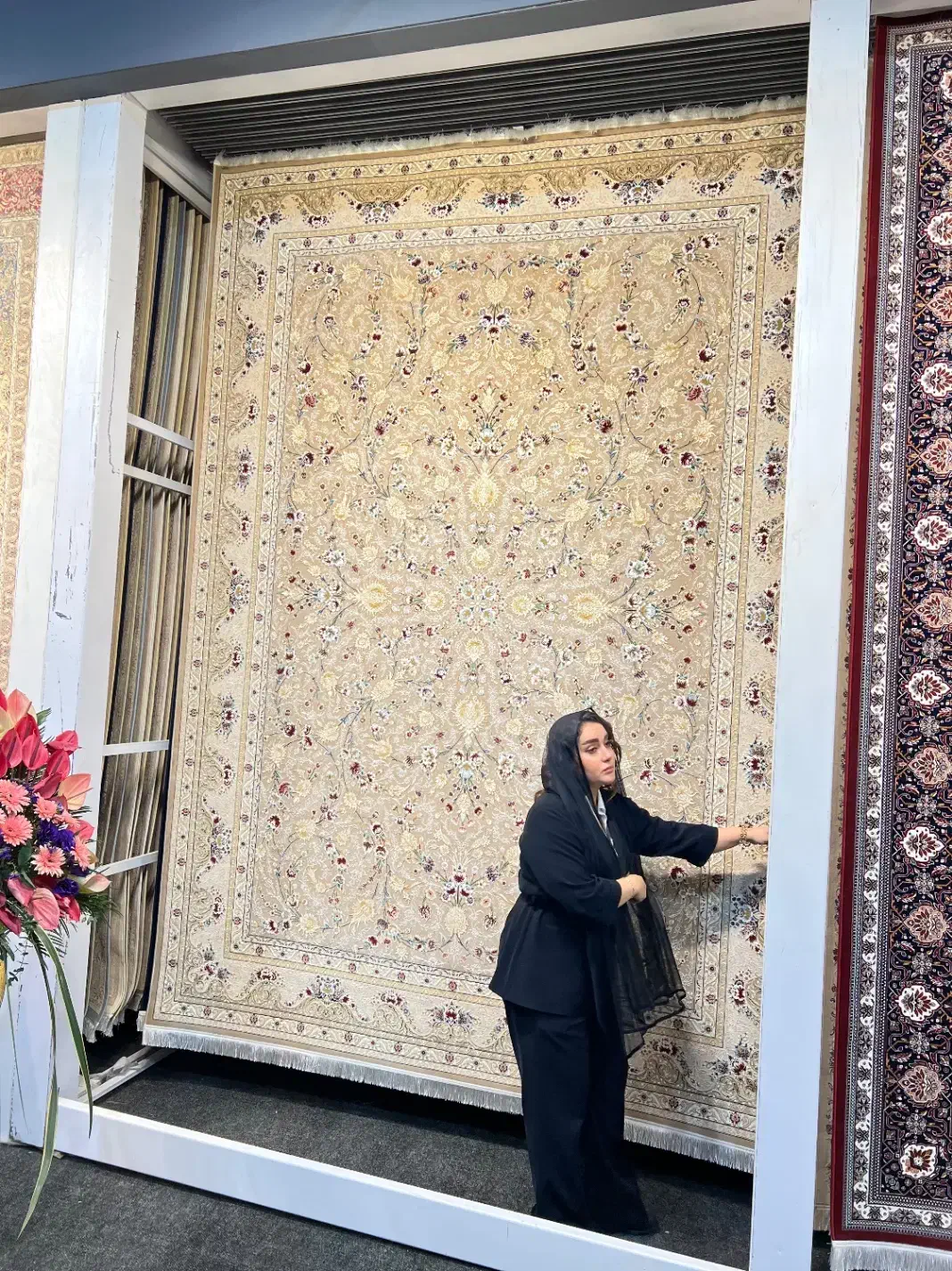 فرش سی رنگ نگین مشهد کلکسیون ۱۲۰۰ شانه تراکم ۳۶۰۰|فرش|شیراز, شهرک سراج‎|دیوار