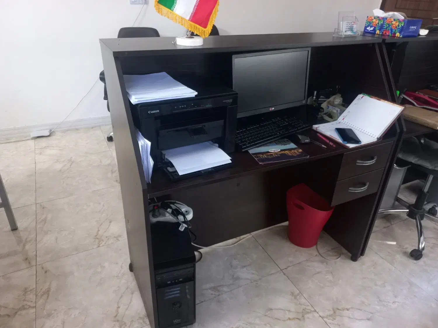 کانتر دو نفره چوبی|مبلمان اداری|تهران, سلسبیل جنوبی|دیوار