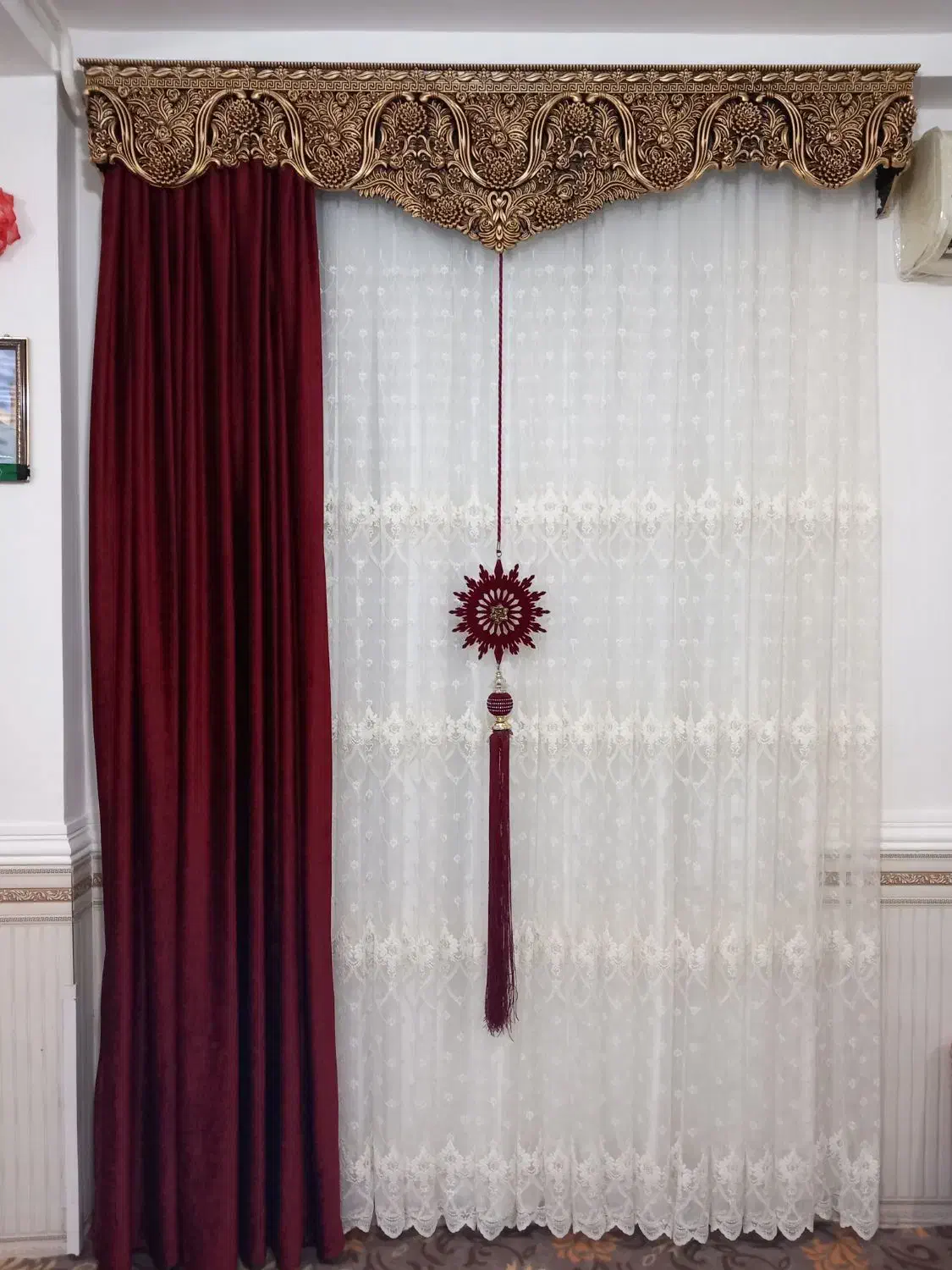 پرده حریر نو|پرده، رانر، رومیزی|نگین شهر, |دیوار