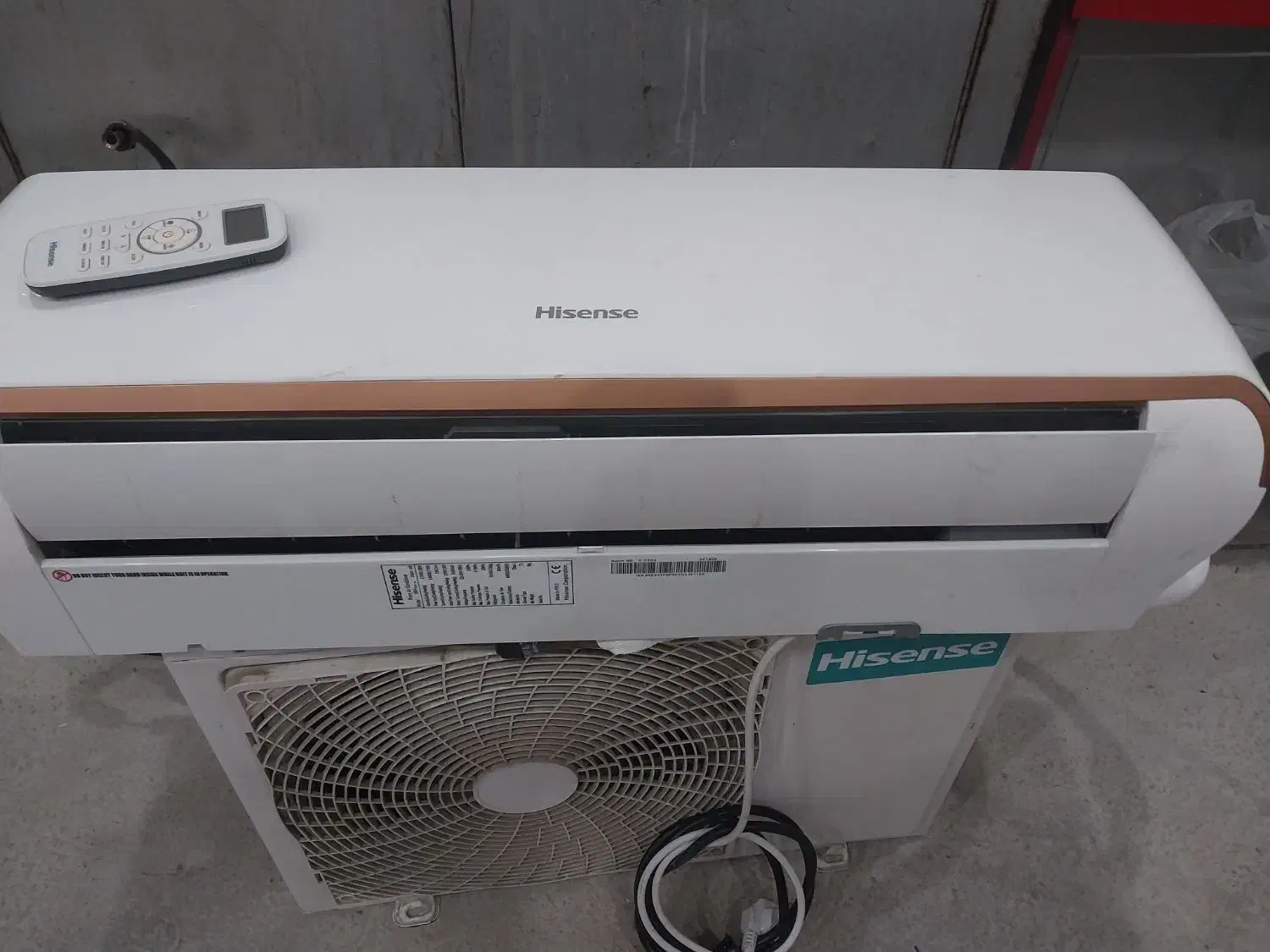 کولر گازی پرتابل هایسنس|کولر گازی و فن‌کوئل|شیروان (خراسان), |دیوار