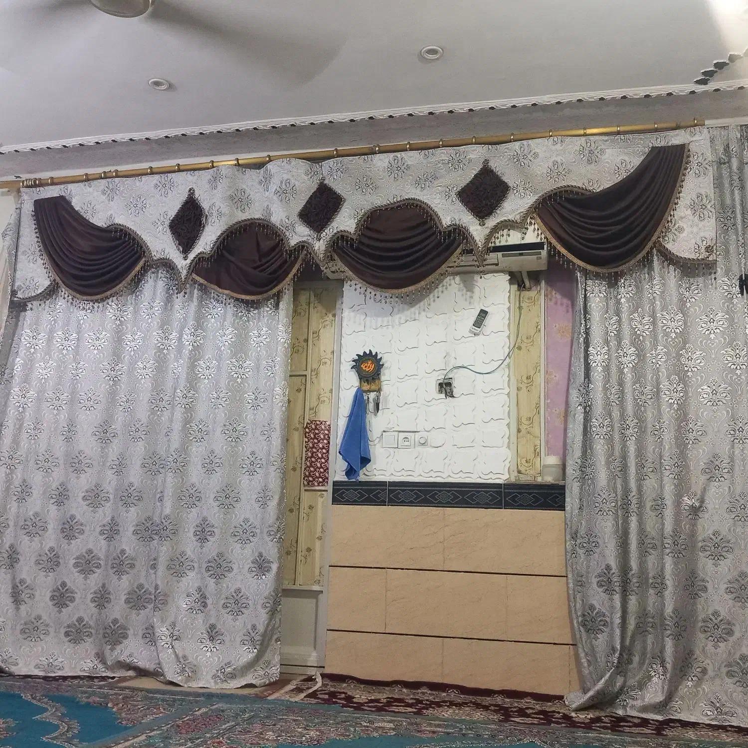 پرده|پرده، رانر، رومیزی|اهواز, دغاغله|دیوار