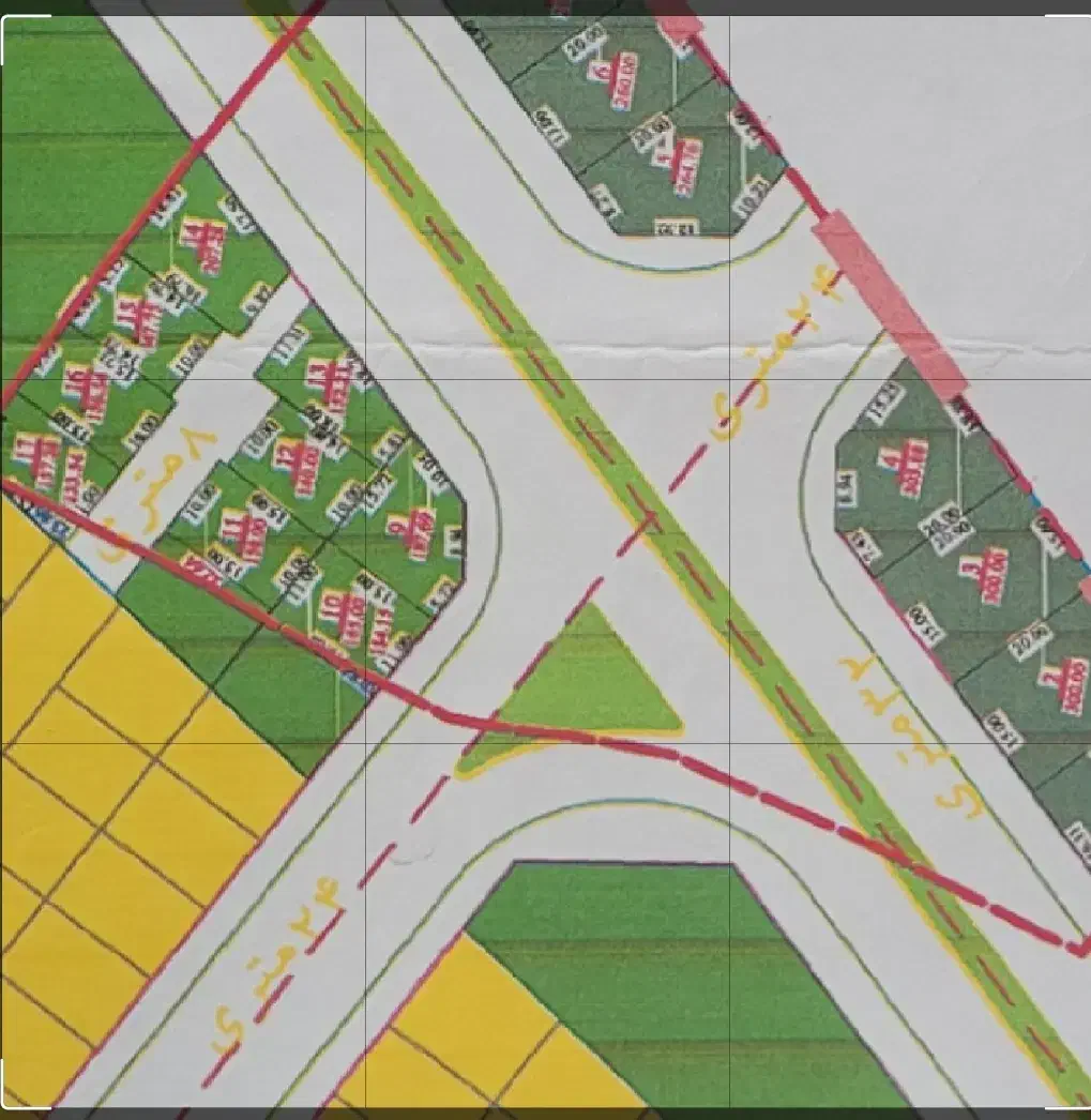 زمین دو نبش تجاری روی ۳۲ متری|فروش زمین و ملک کلنگی|دهگلان, |دیوار