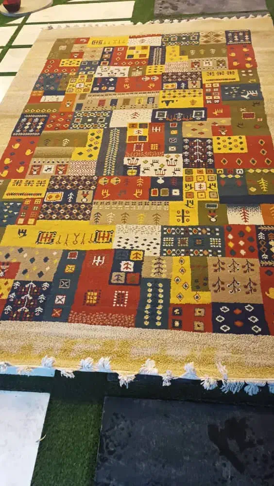 فرش 6 متری بسیار تمیز|فرش|چمستان, |دیوار