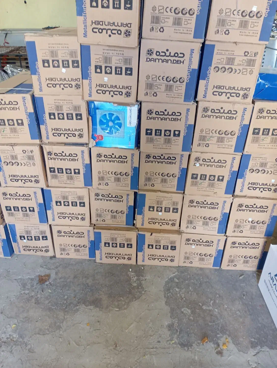 فن دمنده|پنکه و تصفیهکنندهٔ هوا|کوهسار (البرز), |دیوار