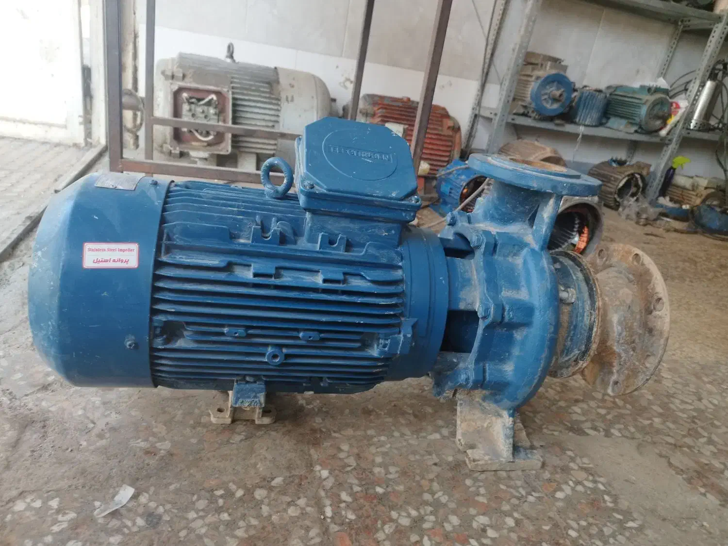 پمپ الکتروژن 10اسب 3000دور سه فاز|ماشین‌آلات صنعتی|مرودشت, مختارآباد|دیوار