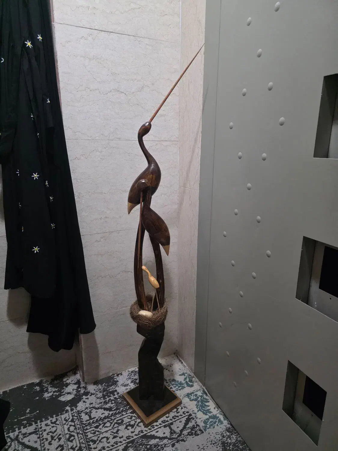 مجسمه قو|مجسمه، تندیس، ماکت|لنجان, |دیوار