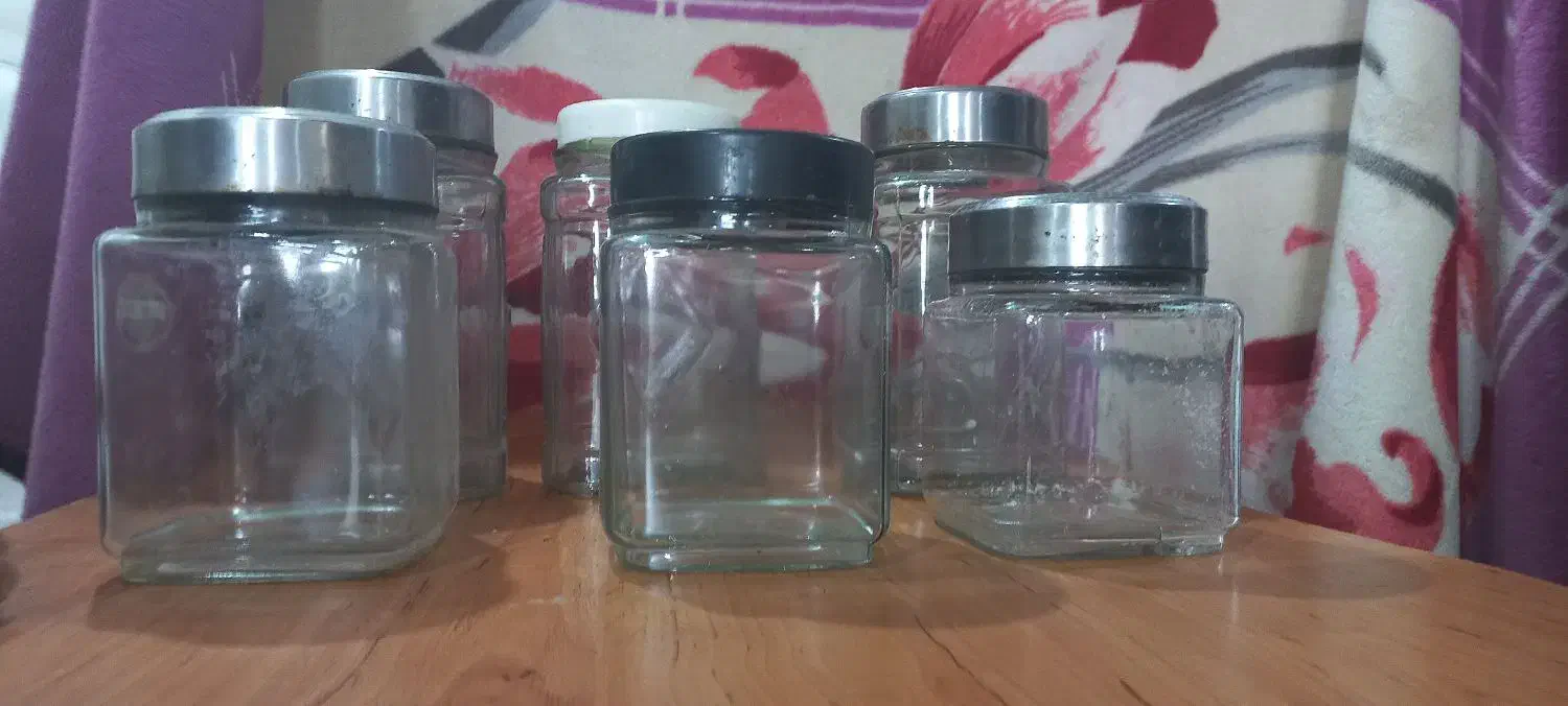 شیشه حبوبات .مرباو...|ظروف نگهدارنده، پلاستیکی، یک‌بارمصرف|بندرعباس, |دیوار