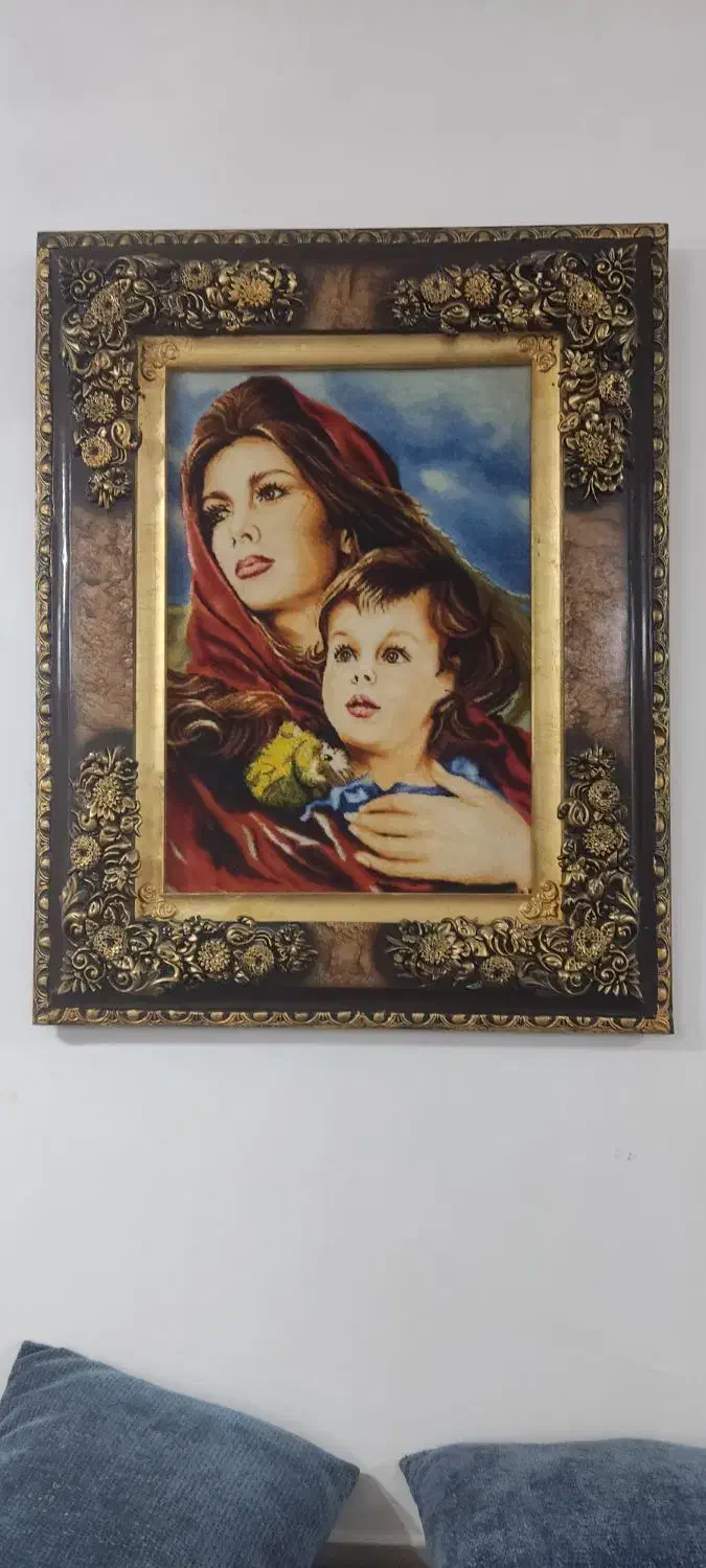 تابلو مهر مادر|تابلو فرش|آذرشهر, |دیوار