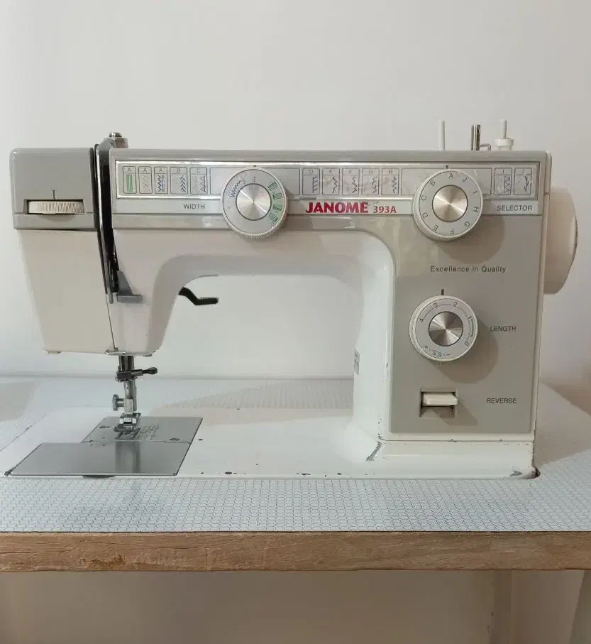 چرخ خیاطی ژانومه393A اصل تایلند|چرخ خیاطی و ریسندگی|گنبد کاووس, |دیوار