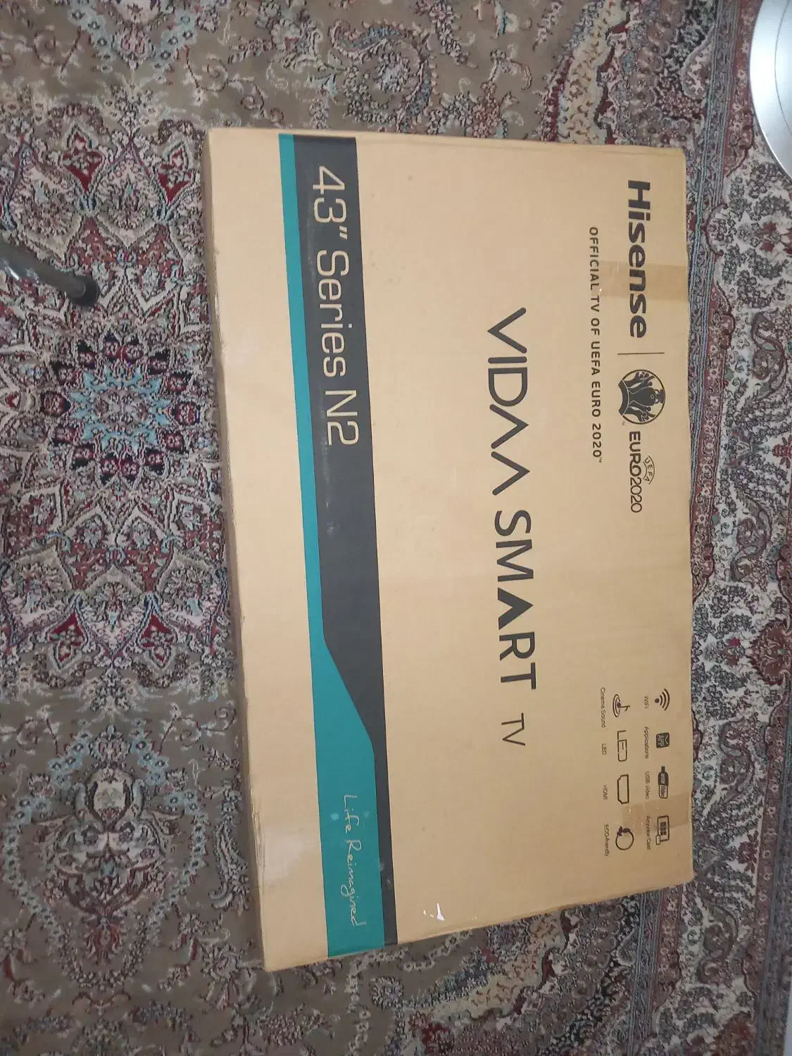 تلویزیون ال ای دی 43 اینچ هایسنس|تلویزیون و پروژکتور|رشت, دروازه لاکان|دیوار