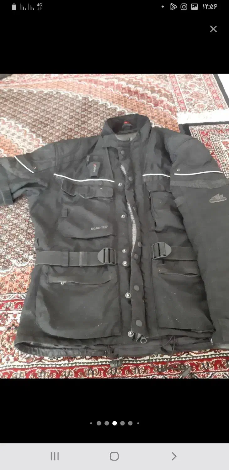 کاپشن موتور سواری برزنت|لباس|تبریز, |دیوار