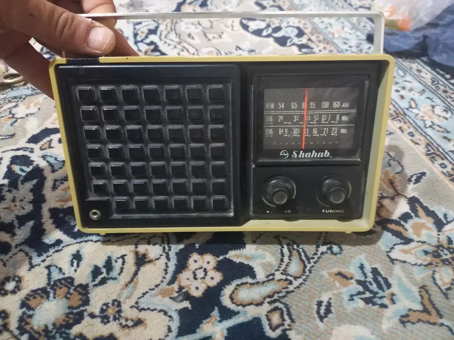 یک عدد رادیو مارک شهاب|کلکسیون اشیاء عتیقه|رامهرمز, |دیوار