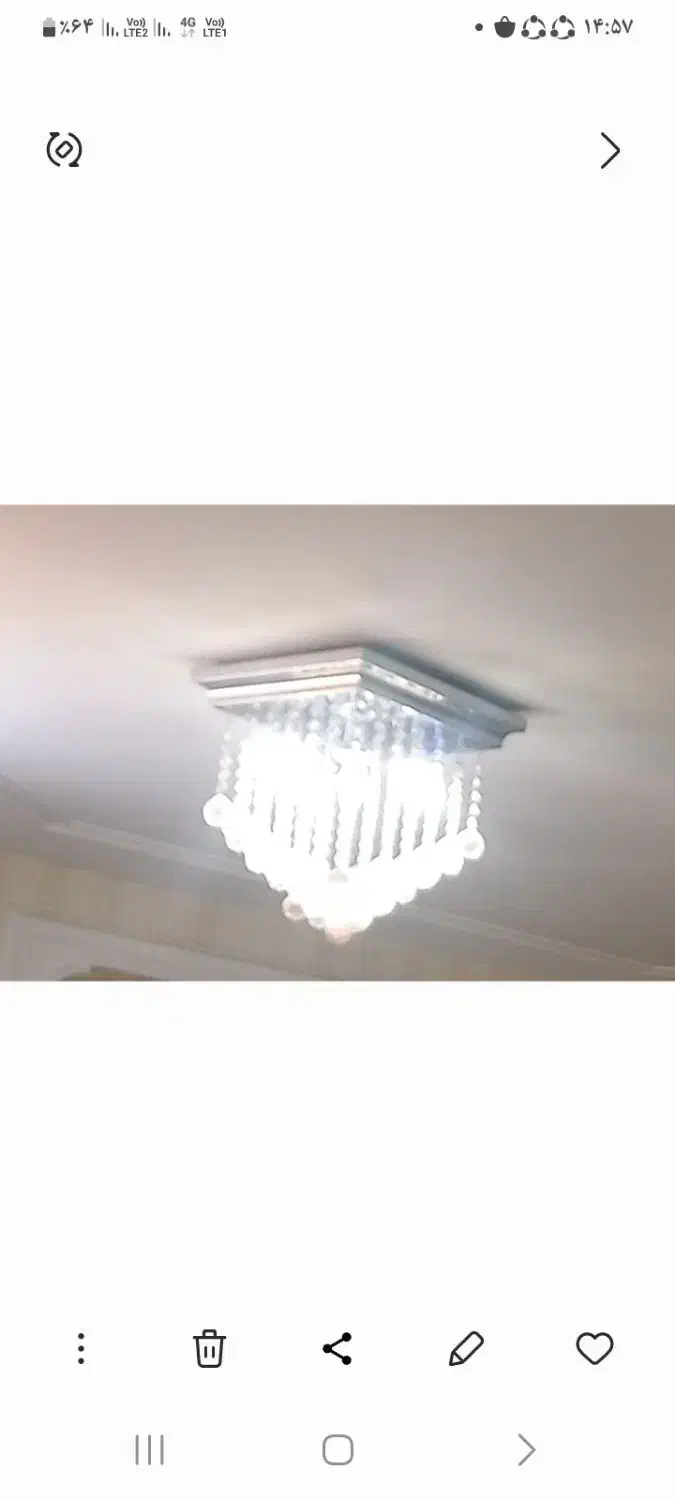 لوستر وروشنایی|لوستر و چراغ آویز|شیراز, کلاهدوز|دیوار