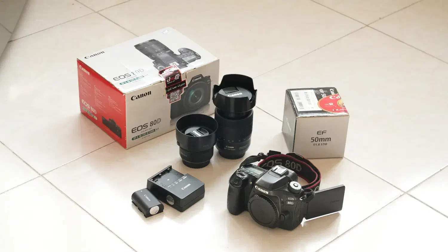 دوربین‌ کنون 80D کیت لنز 18*135 بافاکتورفروش پیکسل|دوربین عکاسی و فیلم‌برداری|تهران, وحیدیه|دیوار