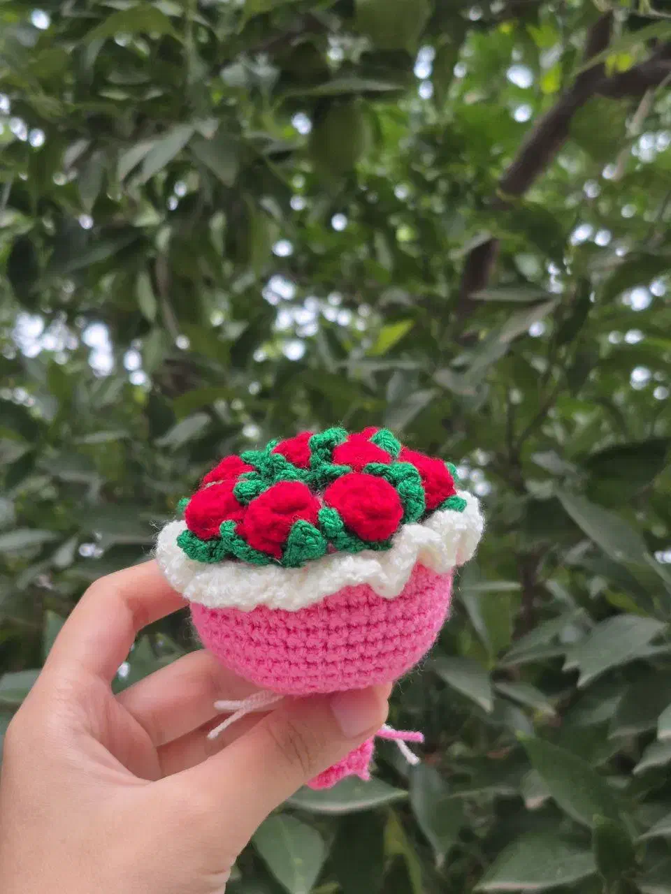 دسته گل بافتنی|گل مصنوعی|علی‌آباد کتول, |دیوار