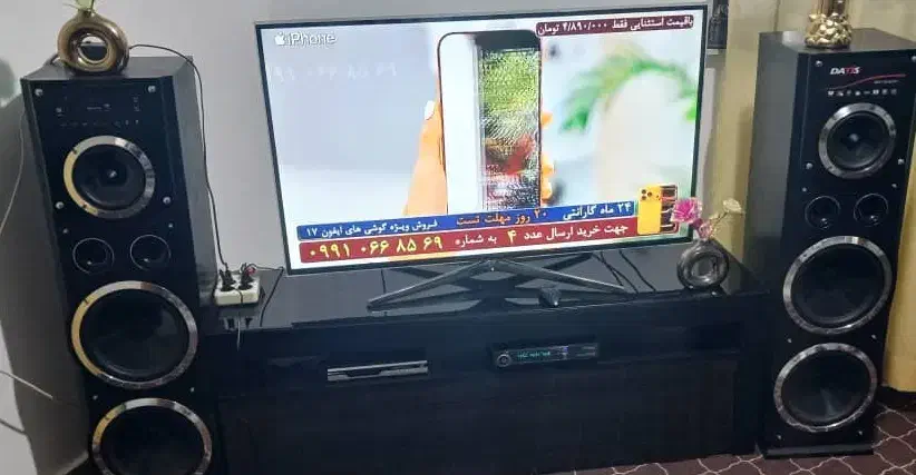 ال ای دی سامسونگ ۶۰ اینچ هوشمنداسمارت|تلویزیون و پروژکتور|رشت, حومه رشت|دیوار