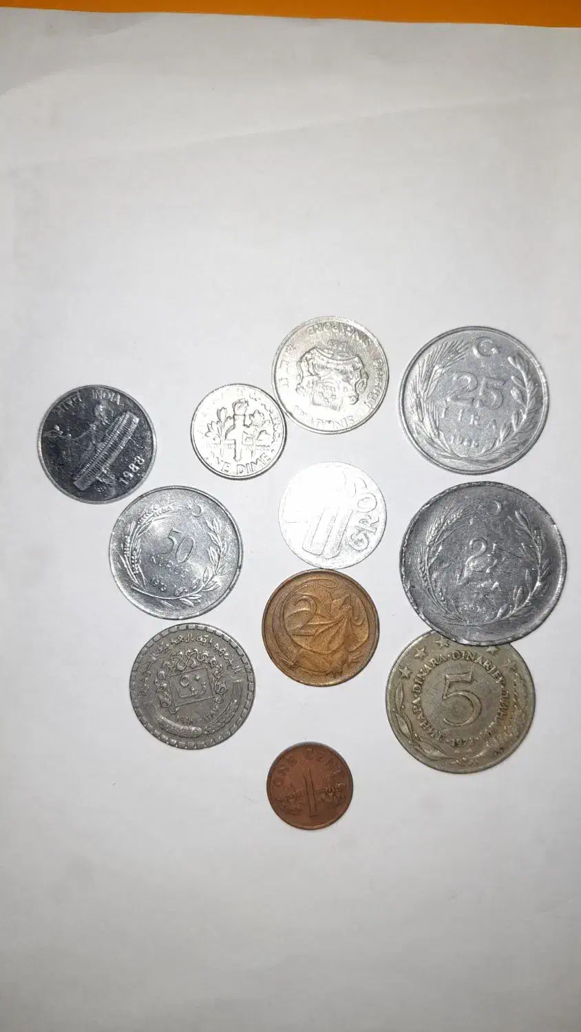 سکه های قدیمی شاهنشاهی وخارجی|کلکسیون سکه، تمبر، اسکناس|میانه, |دیوار