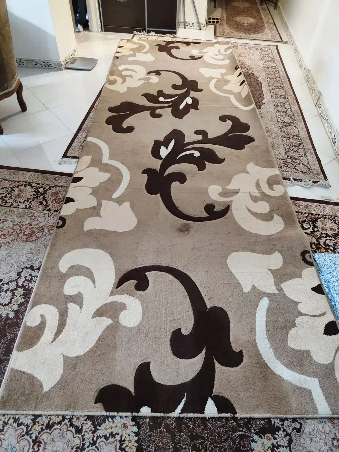 دو تخته فرش 1/5در3/5 و 1/5در4/5|فرش|پیشوا, |دیوار