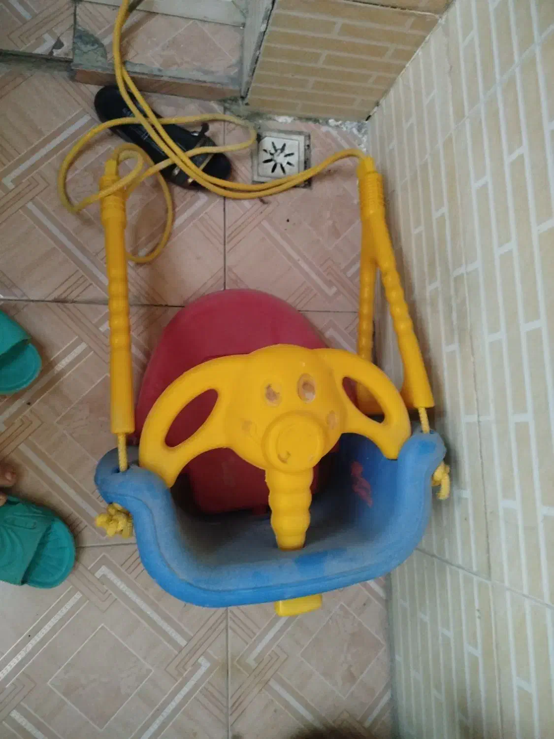 عروسک خرس بزرگ تاب ومیله بارفیکس|اسباببازی بچه|قشم, |دیوار