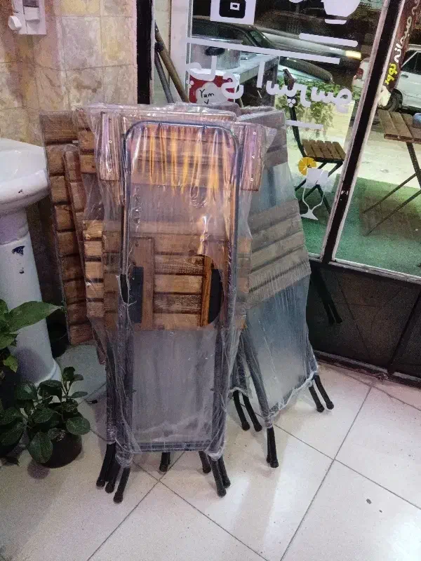 میز صندلی تاشو|میز و صندلی غذاخوری|مسجد سلیمان, |دیوار