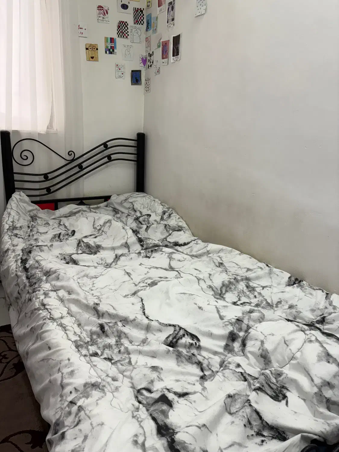 تخت خواب تک نفره|تخت و سرویس خواب|لنگرود, |دیوار