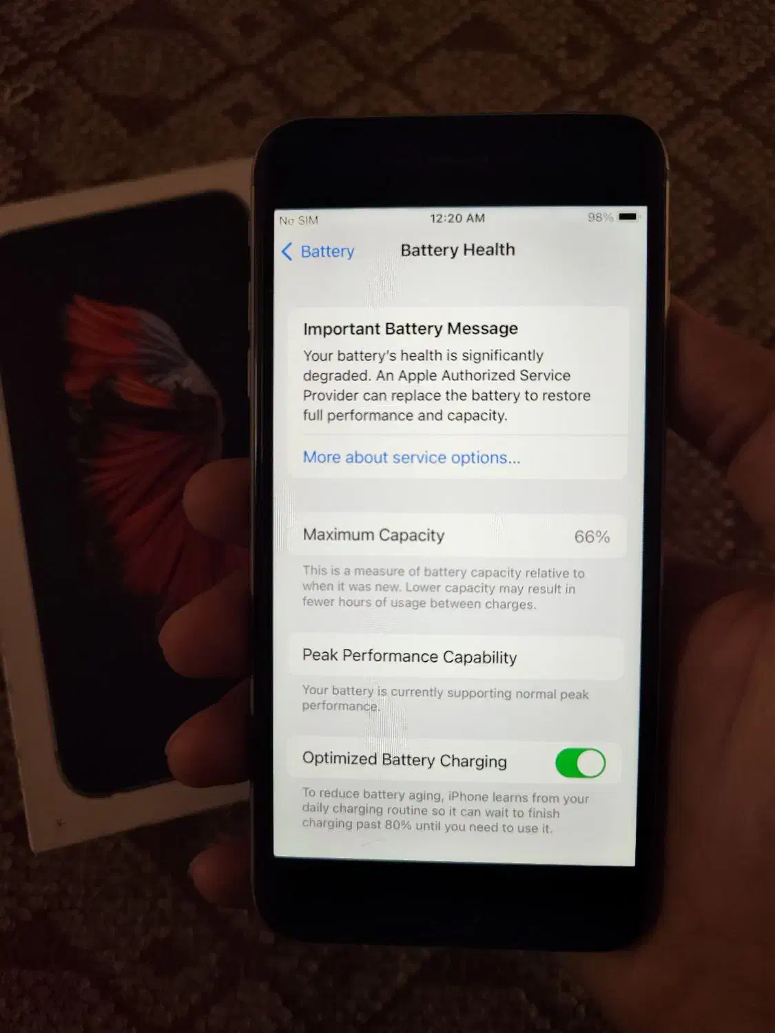 آیفون 6s plus حافظه 128 گیگ پلمپ تمیز|موبایل|دزفول, |دیوار